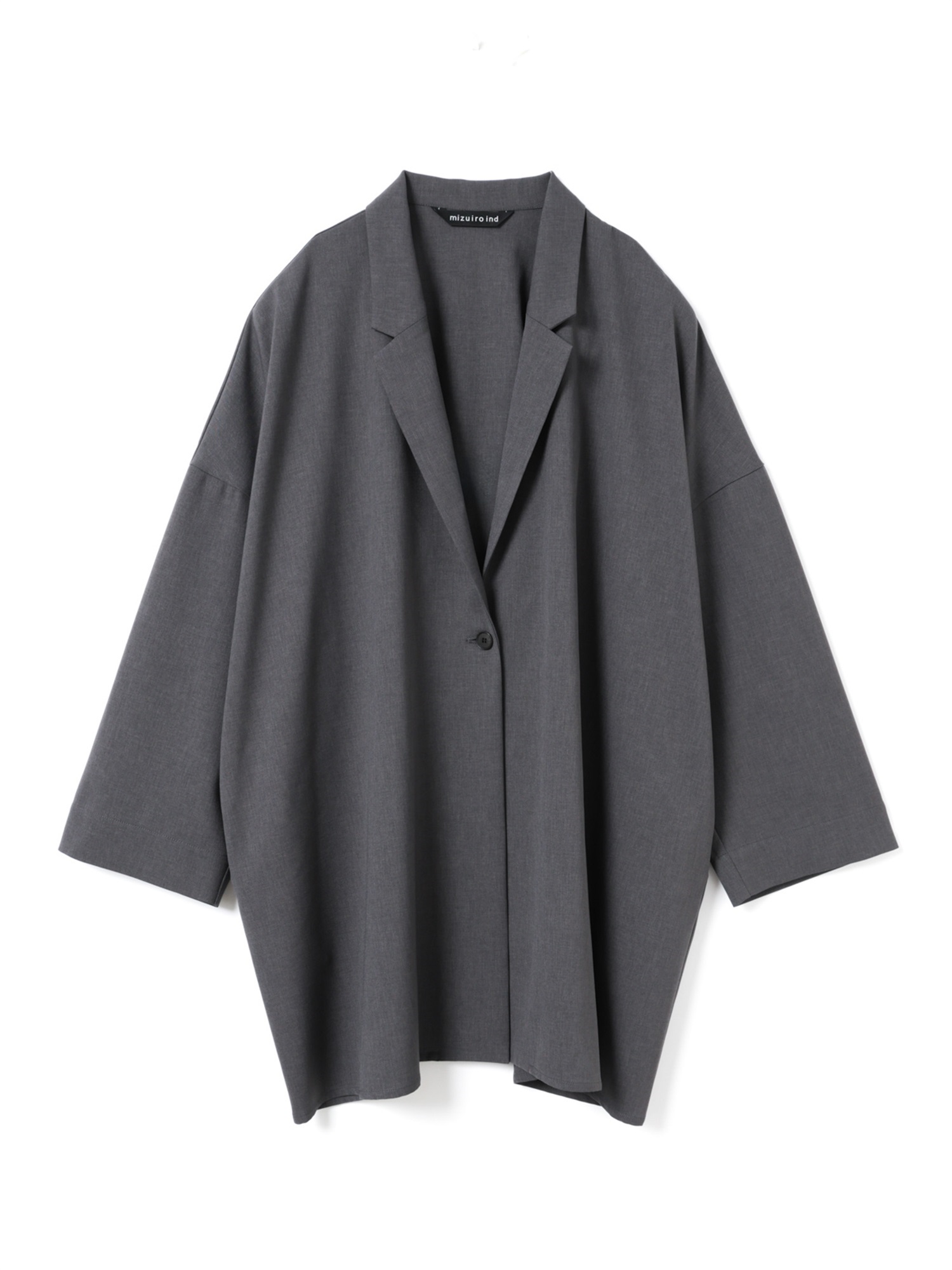 wide tailored shirt JK | 3-230126(gray 91-Free)