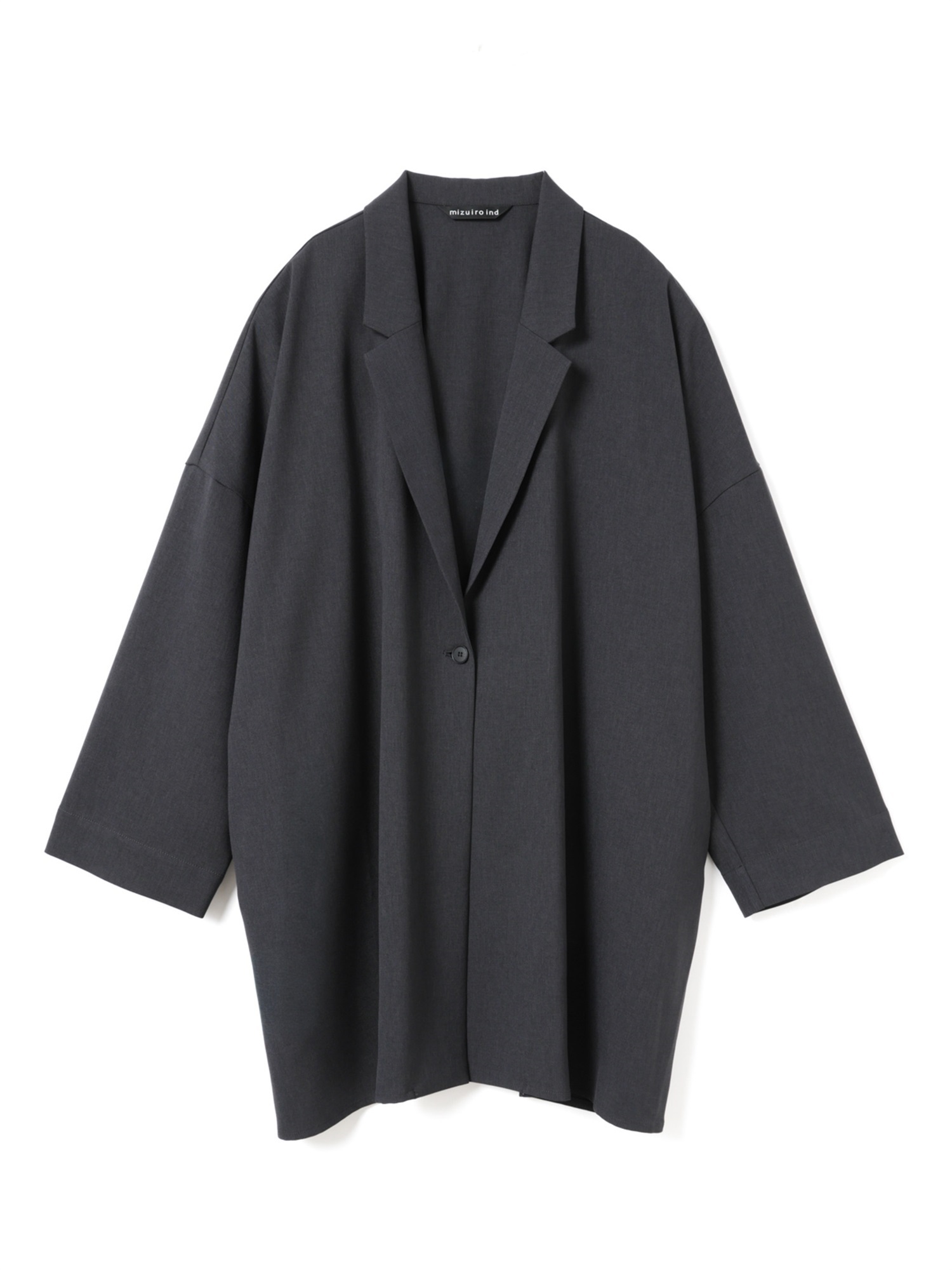 wide tailored shirt JK | 3-230126(c.gray 92-Free)