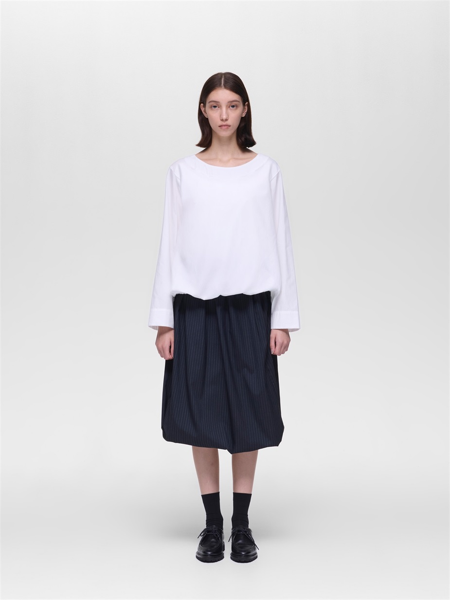 drawstrings crew neck P/O | 3-230127