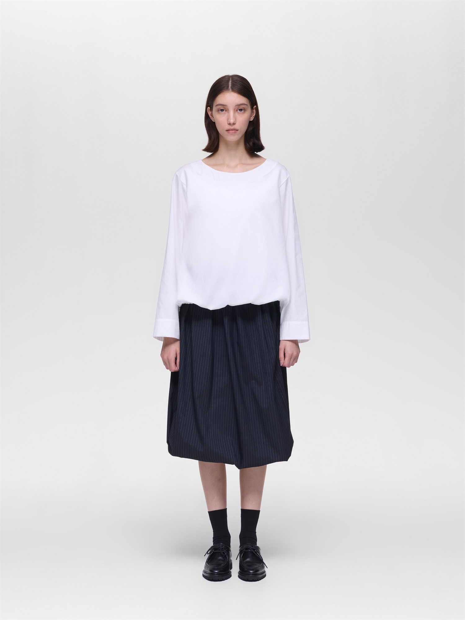 drawstrings crew neck P/O | 3-230127
