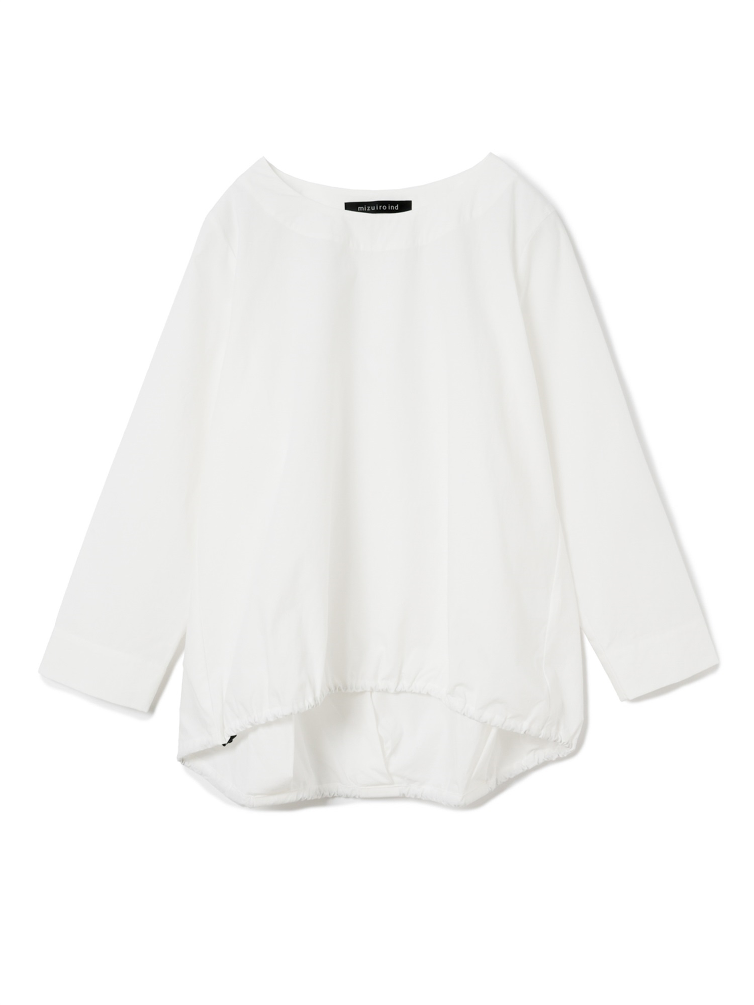 drawstrings crew neck P/O | 3-230127(off white 11-Free)