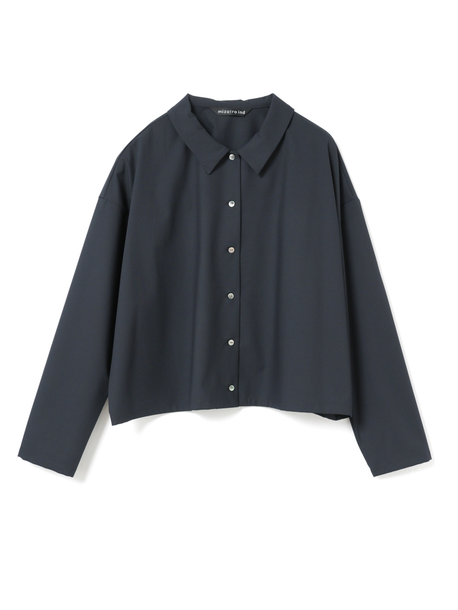 T/R wide shirt | 3-230129(navy 77-Free)