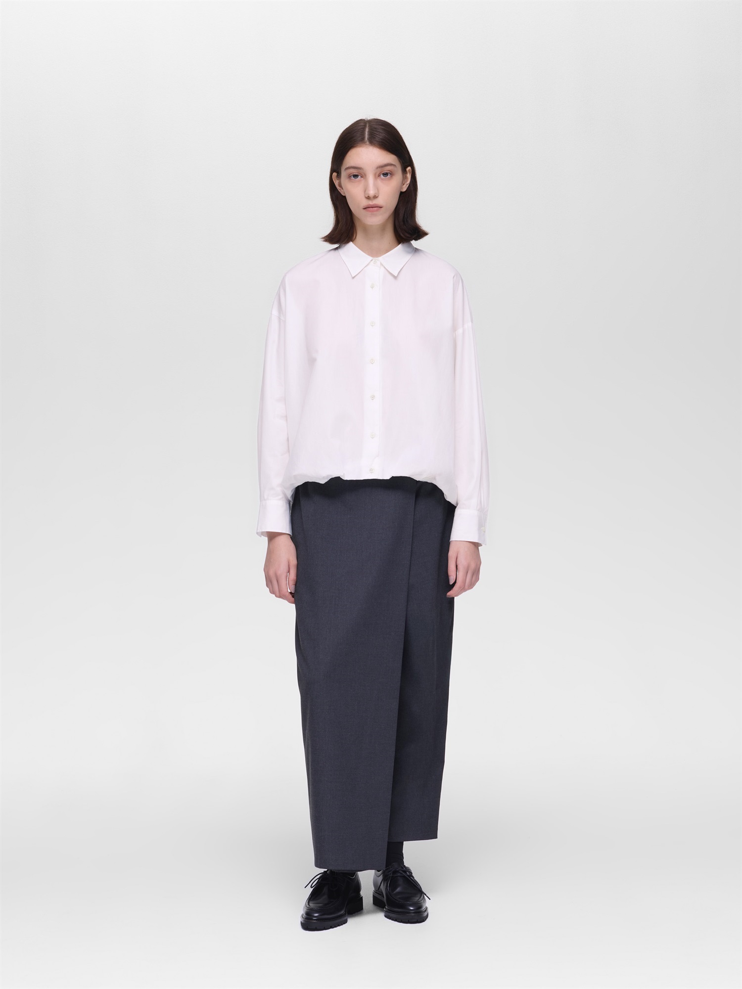 long slv ballon shirt | 3-230132
