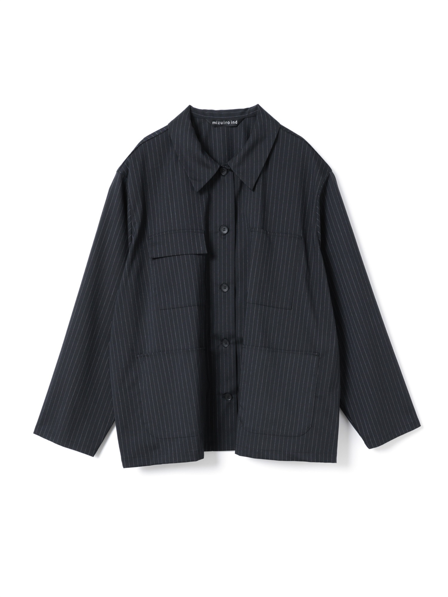 stripe cover all | 3-230134(navy 77A-Free)