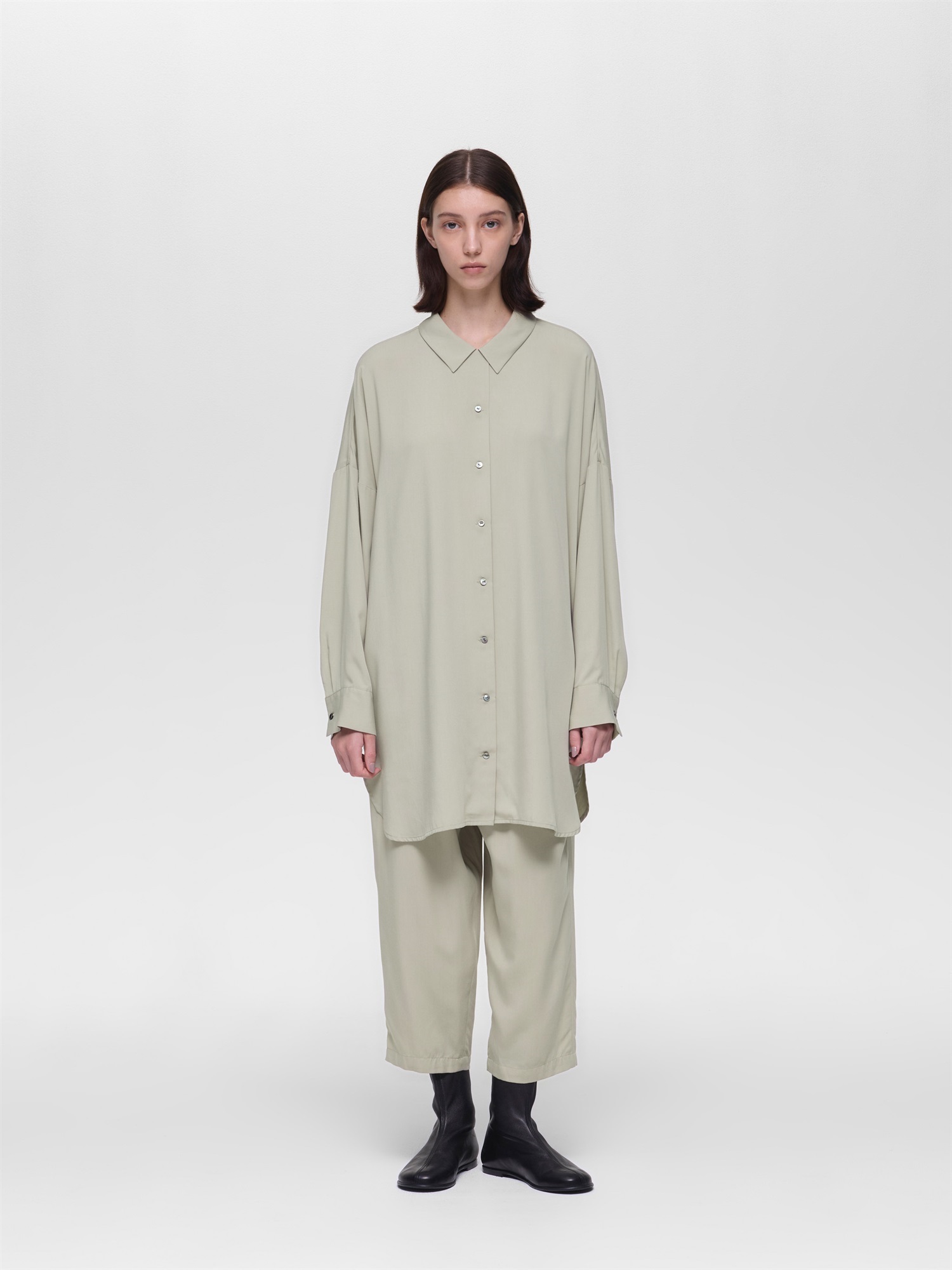 T/R wide tunic shirt | 3-230140