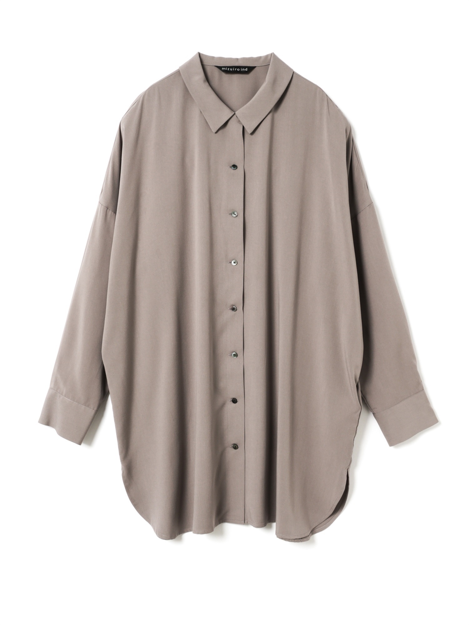 T/R wide tunic shirt | 3-230140(beige 20-Free)