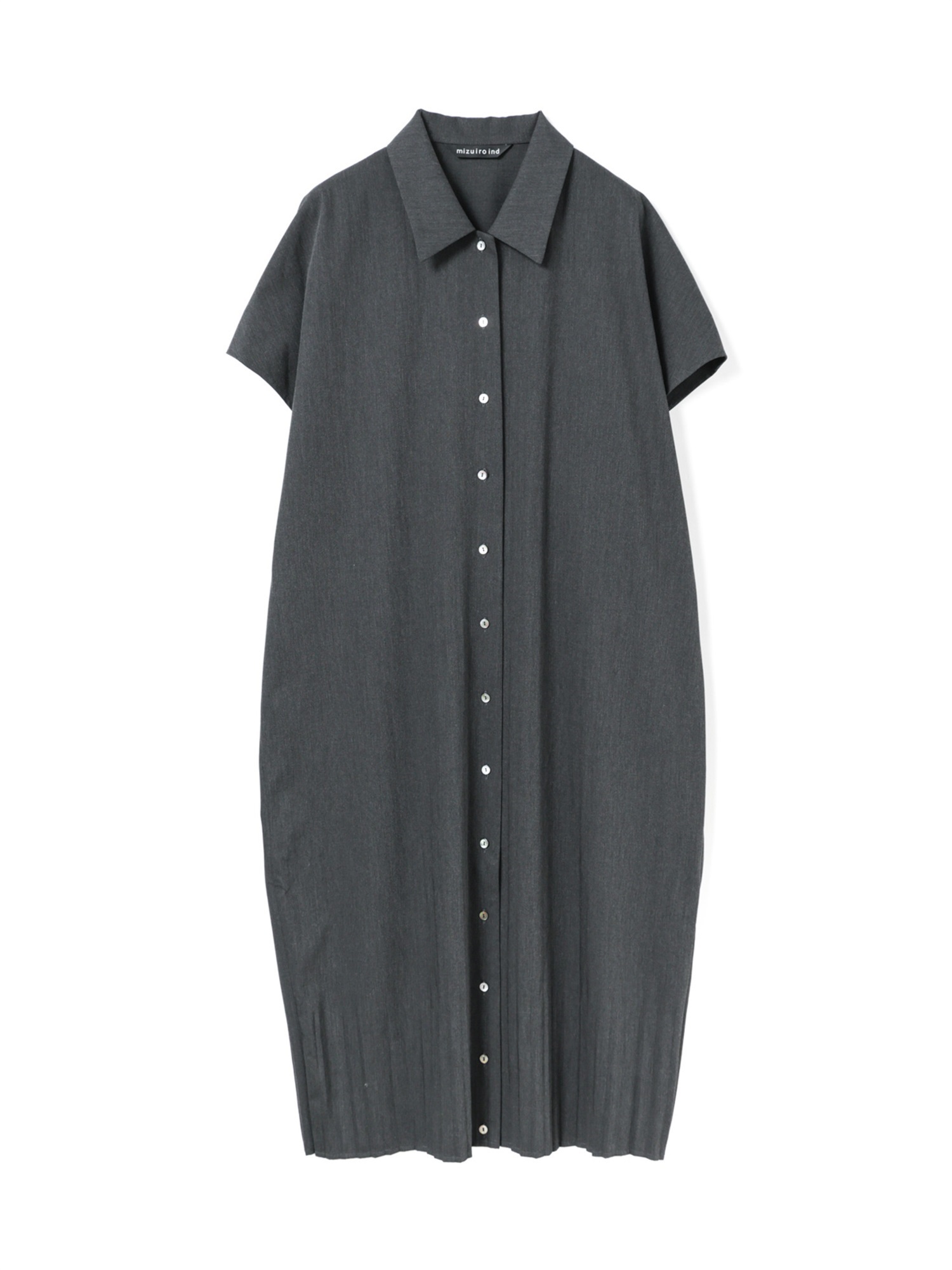 pleats hem OP | 3-250076(c.gray 92-Free)