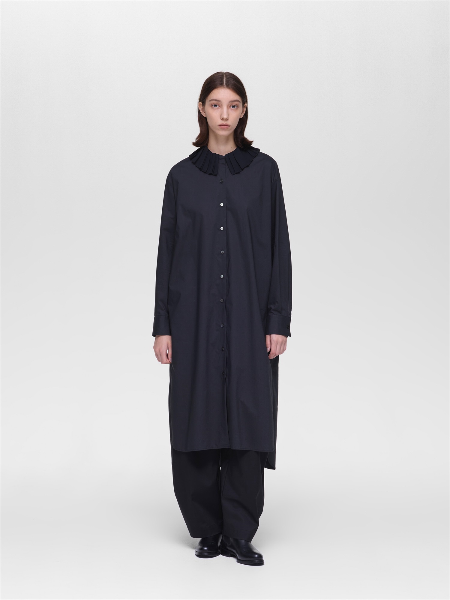pleats collar OP | 3-250077