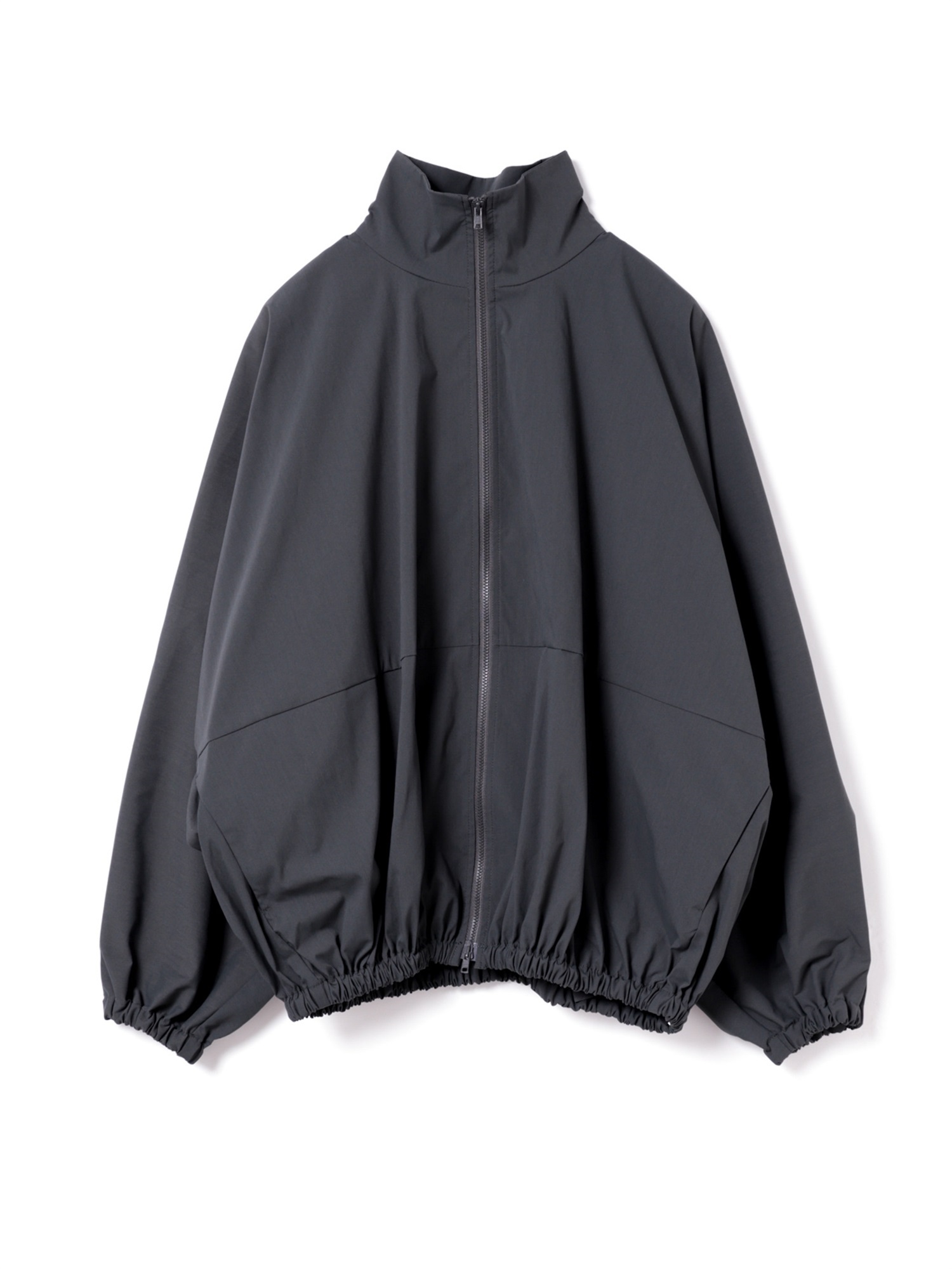 high neck zip blouson | 3-270080(black 99-Free)