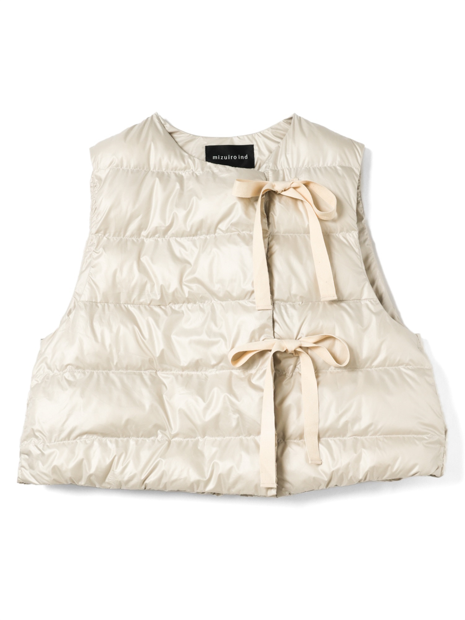 quilt ribbon vest | 3-270085(ivory 12-Free)