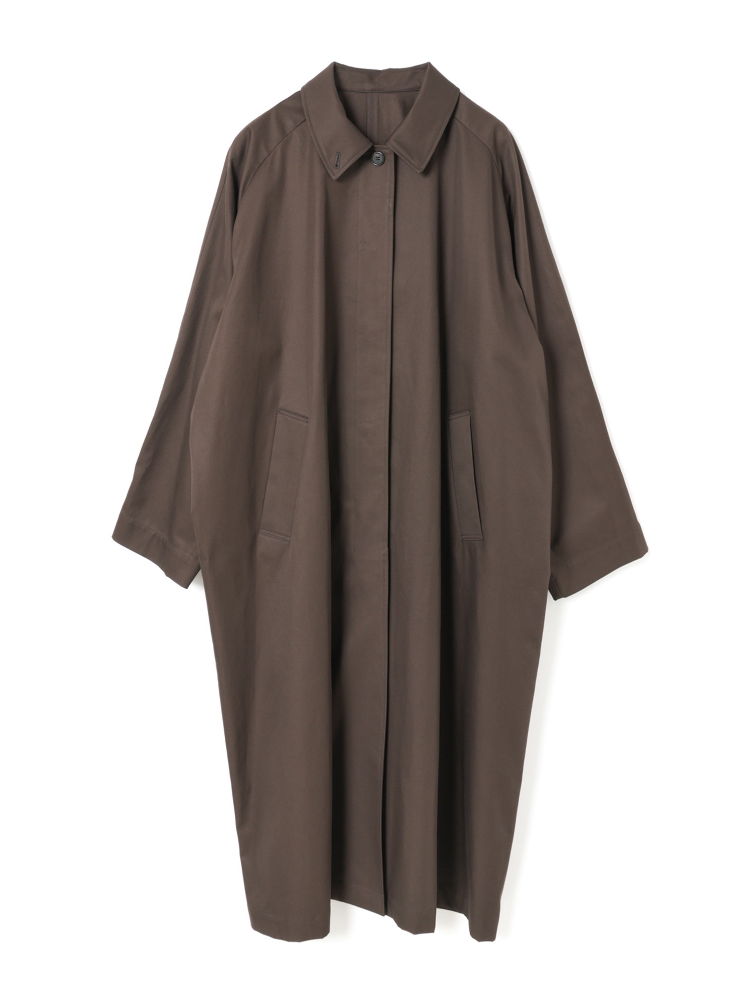 soutien collar coat | 3-270088(brown 44-Free)